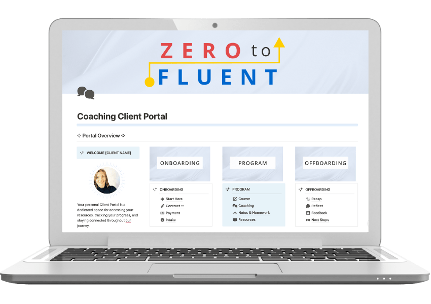 Zero To Fluent Portal